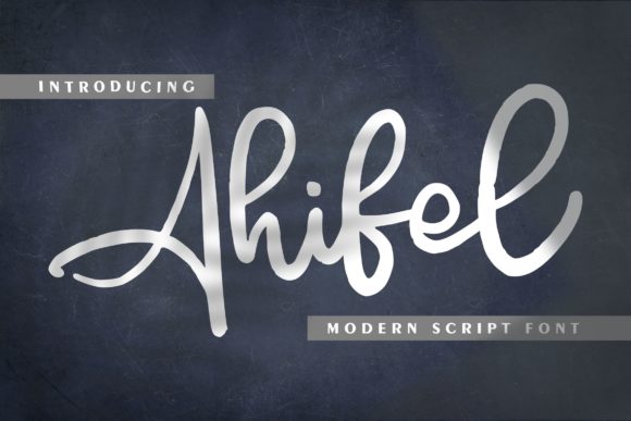 Ahifel: A Unique Script Font for Stunning Web Design