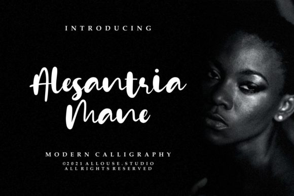 Alesantria Mane: A Premium Script for Elegance