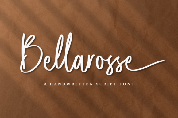 Bellarosse: A Delicate and Flowing Handwritten Font