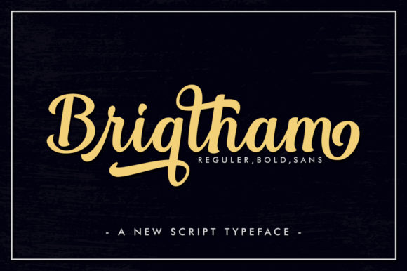 Brigtham: A Bold and Stylish Handwritten Font for Web Design