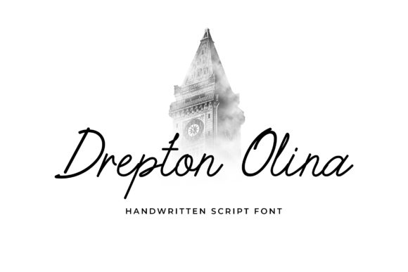 Bring Charm to Your Creations with Drepton Olina Font