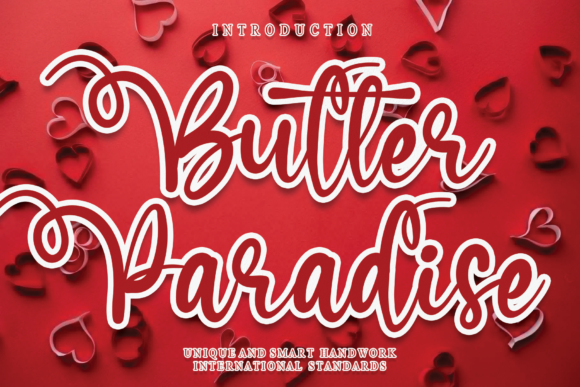 Butter Paradise: A Handwritten Font for Polished Web Design