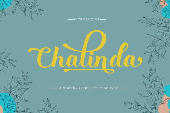Chalinda: A Stylish Handwritten Font for Crafters and Creators