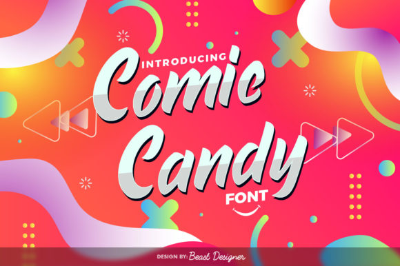 Comic Candy: A Fun Script Font for Engaging Designs