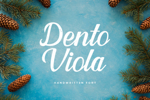 Discover Dento Viola: A Charming Handwritten Font for Editorial Design