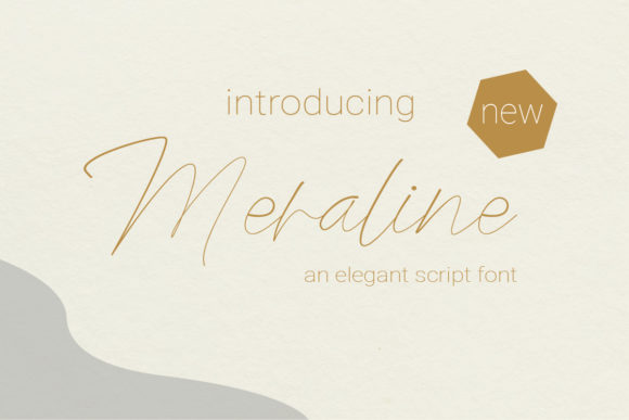 Discover Meraline: A Delicate Script Font for Editorial Charm