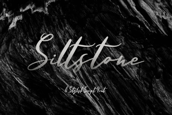 Discover the Elegance of Siltstone: A Handwritten Font for Makers