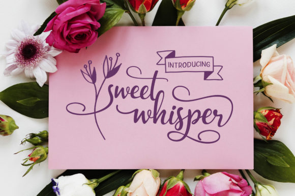 Elevate Your Brand with Sweet Whisper: A Premium Script Font