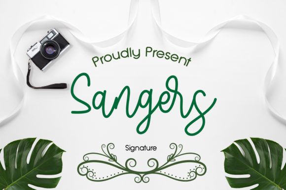 Elevate Your Web Design with Sangers Font