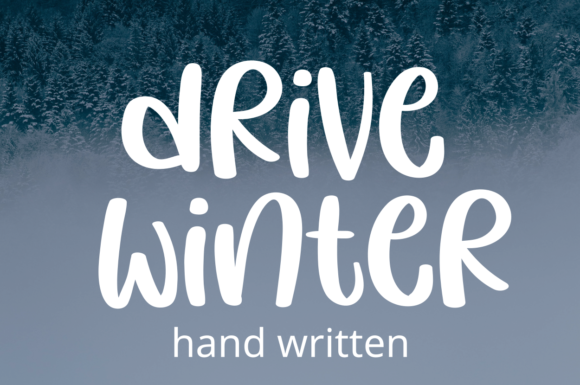 Enhance Your Brand with Drive Winter Font