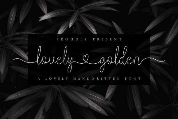 Enhance Your Brand with Lovely Golden Font