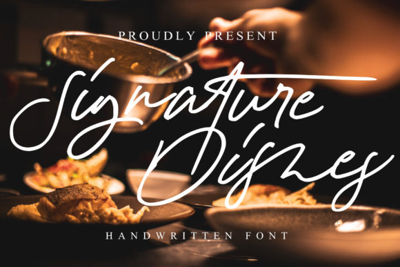 Enhance Your Brand with Signature Dishes Font