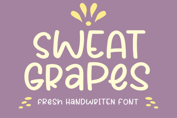 Enhance Your Brand with Sweat Grapes Font