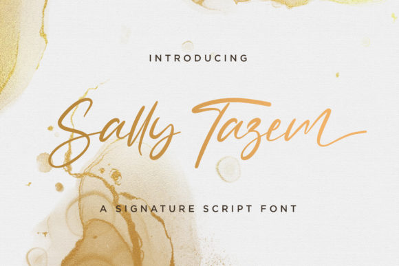 Enhance Your Campaigns with Sally Tazem Font