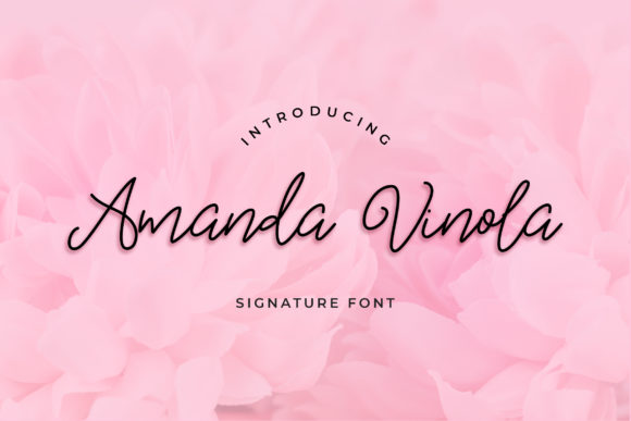 Enhancing Web Design with Amanda Vinola Font