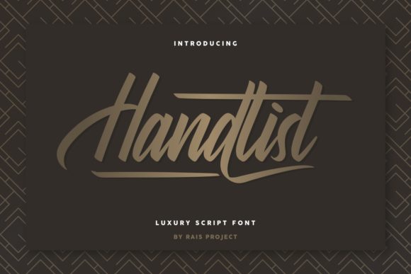 Handlist: The Perfect Script Font for Charming Handmade Creations