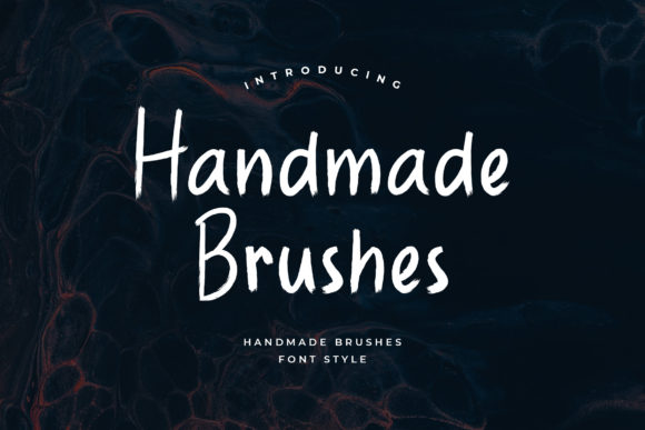 Handmade Brushes: A Stylish Script Font for Crafters