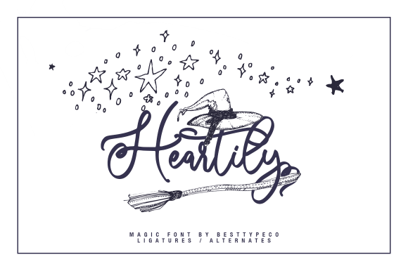 Heartily: A Sweet Handwritten Font for Editorial Charm