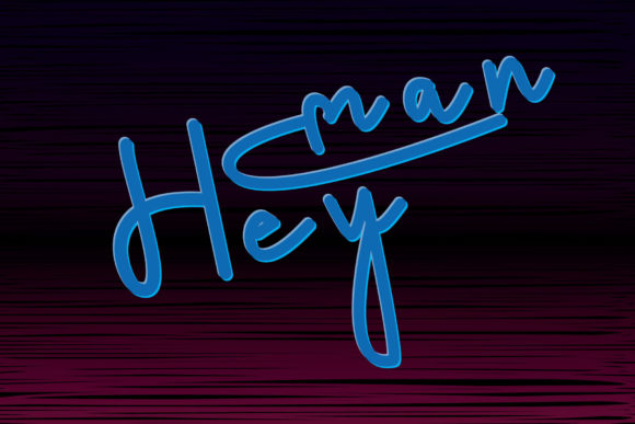 Heyman: A Handwritten Font for Editorial Elegance