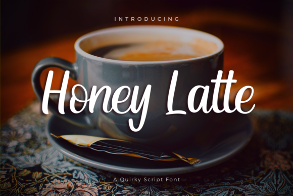 Honey Latte: A Charming Handwritten Font for Elegant Branding