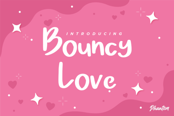 Introducing Bouncy Love: A Charming Handwritten Font for Editorial Design