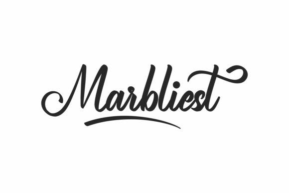 Marbliest: A Script Font for Elegant Campaigns