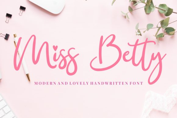 Miss Betty: A Delicate and Elegant Handwritten Font