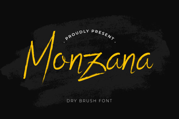Monzana: A Modern Script Font for Polished Branding