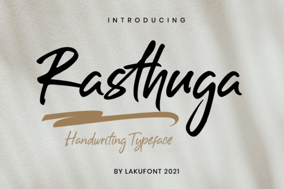 Rasthuga: A Charming Handwritten Font for Editorial Elegance
