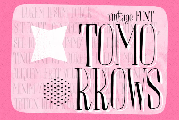 Tomorrows: A Handwritten Font for Crafters and Creators