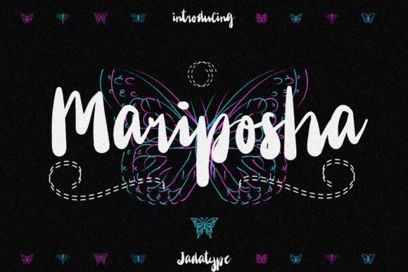 Transform Your Brand with Mariposha: A Playful Script Font