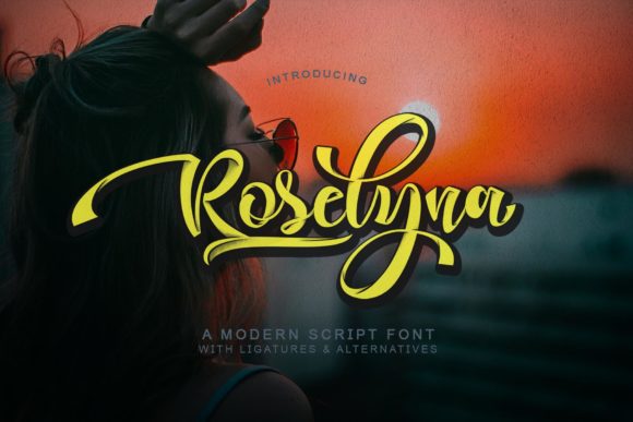 Transform Your Brand with Roselyna: A Bold Handwritten Font