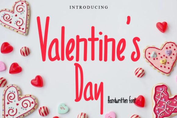 Valentine s Day: A Versatile Handwritten Font for Creative Projects