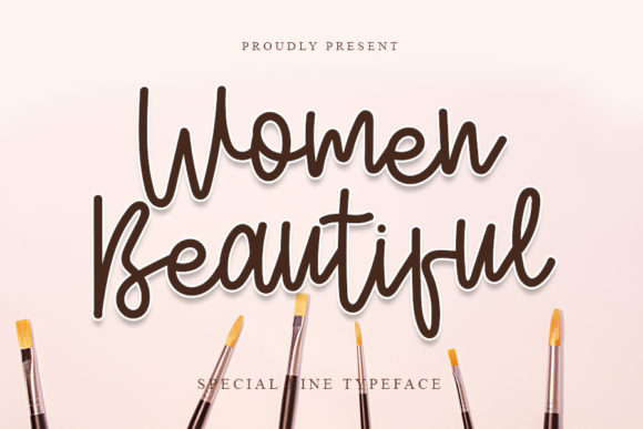 Women Beautiful: A Handwritten Font for Editorial Charm