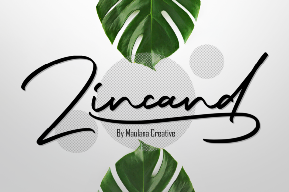 Zincand: A Handwritten Font for Elegant Editorial Design